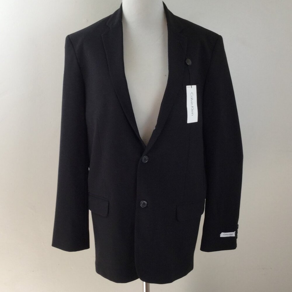 NEW Calvin Klein Black Blazer 20r - Picture 9 of 9